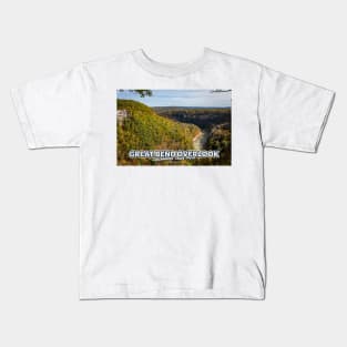 Great Bend Overlook Letchworth State Park New York Kids T-Shirt